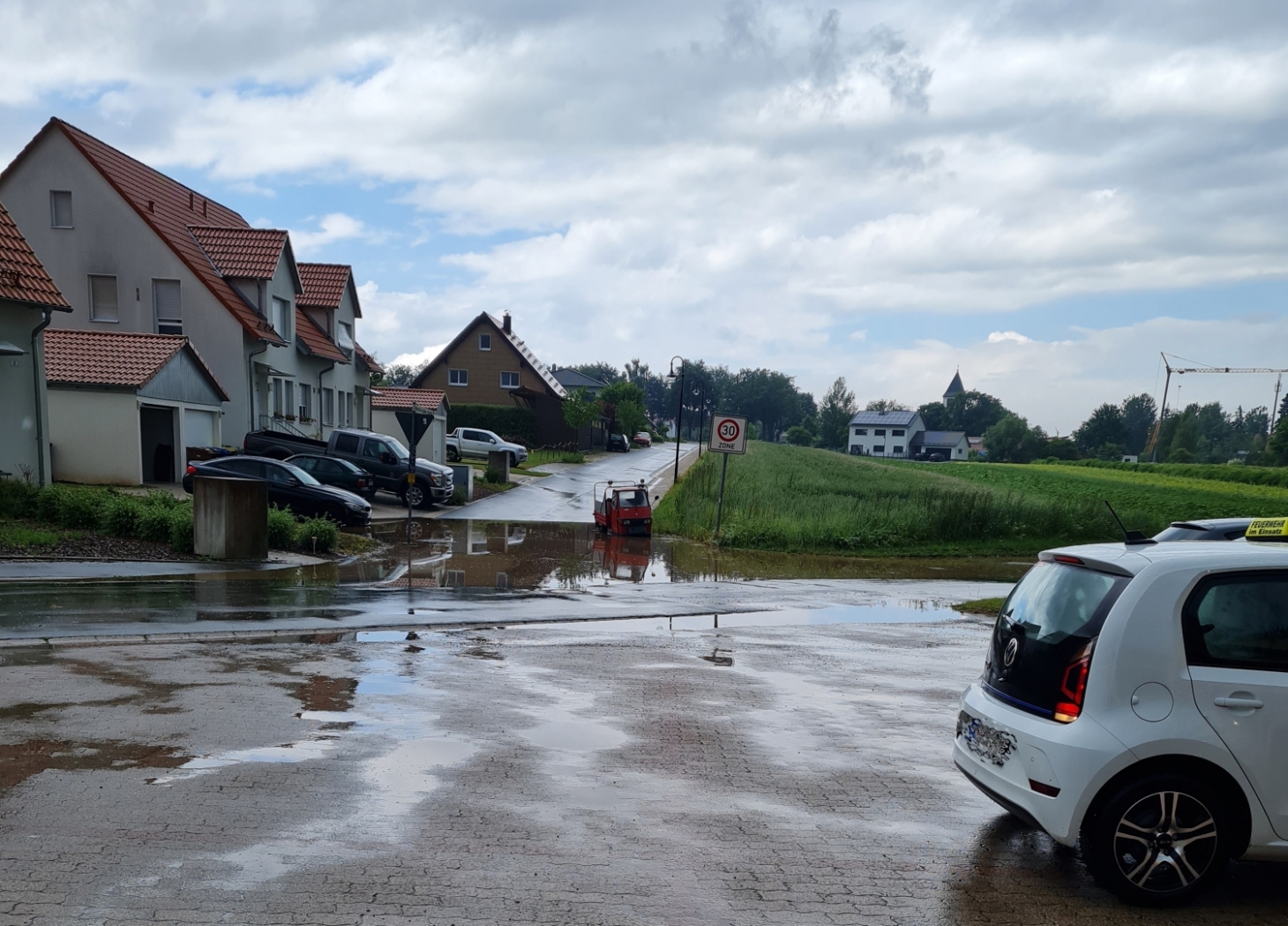 Schweres Unwetter in Speichersdorf