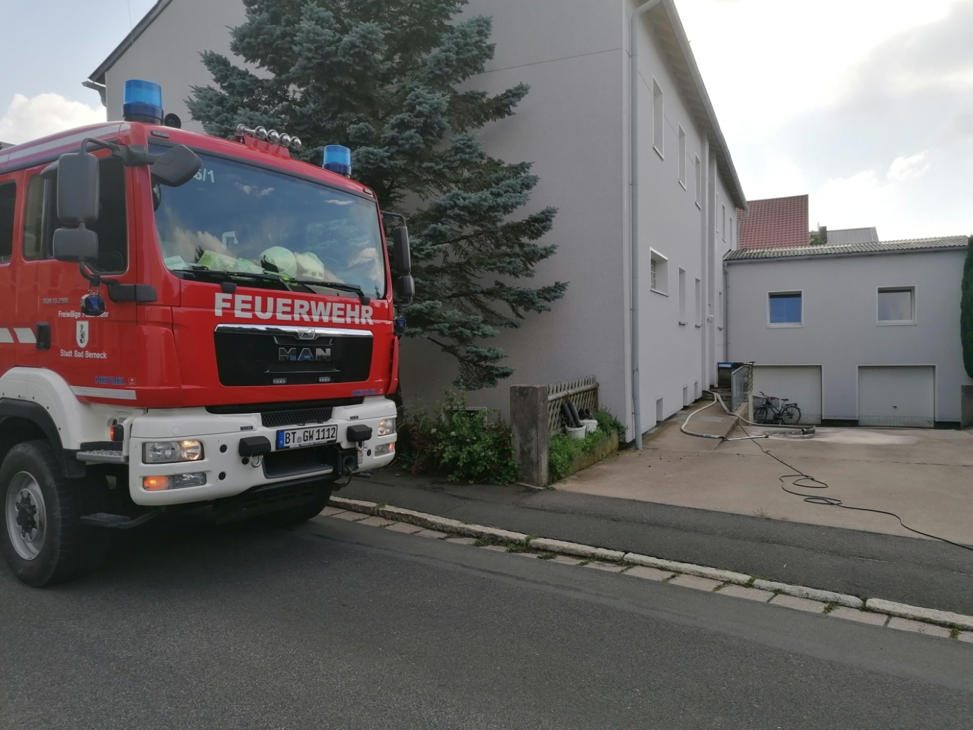 Schweres Unwetter in Speichersdorf