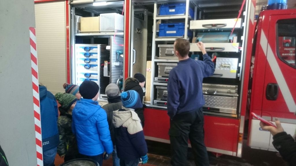 Kinderfeuerwehr Besuch in der ILS am 07.01.2017